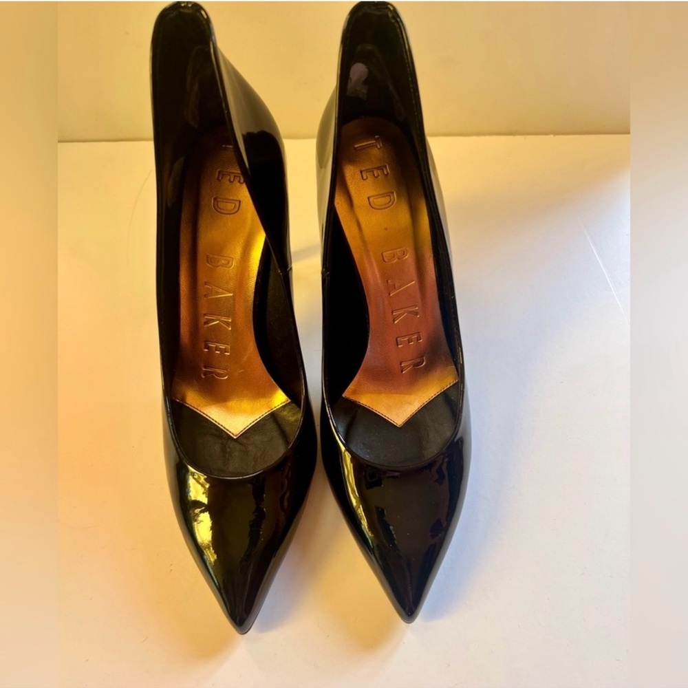 New Ted Baker Glossy Black Woman’s Heels